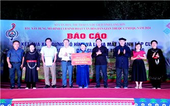 Bình Gia (Lạng Sơn): Ra mắt Câu lạc bộ sinh hoạt văn hóa dân gian dân tộc Tày, Nùng