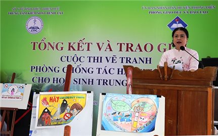 Tuyên truyền phòng, chống tác hại của thuốc lá cho học sinh thông qua cuộc thi vẽ tranh