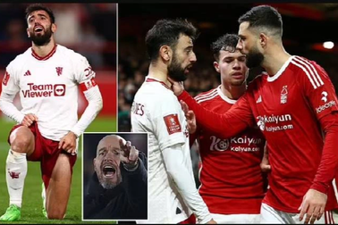 Bruno Fernandes bị bóp cổ, cổ động viên Man Utd nổi điên với trọng tài