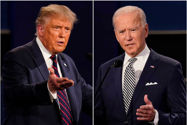 Ông Trump dẫn trước ông Biden trong cuộc bầu cử giả định