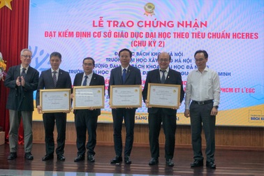 Thêm 4 trường đại học của Việt Nam đạt kiểm định chất lượng quốc tế