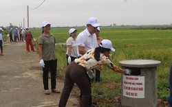 Mô hình Hội Nông dân xây bể chứa, thu gom vỏ bao bì thuốc bảo vệ thực vật ở Hải Phòng