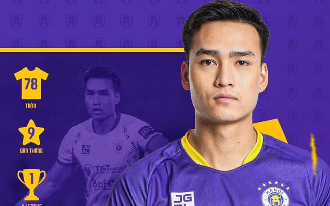 Trung vệ Bùi Hoàng Việt Anh 1m87 chia tay Hà Nội FC sau 13 năm