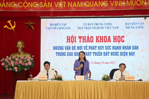 Phát huy sức mạnh nhân dân trong giai đoạn phát triển đất nước hiện nay