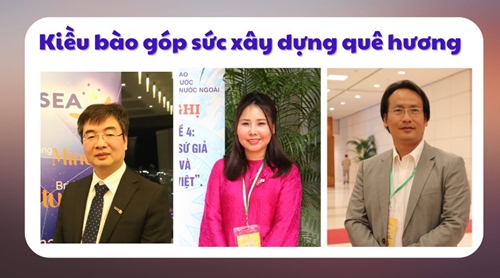 Kiều bào góp sức xây dựng quê hương