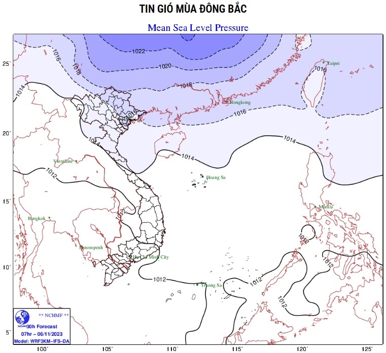 Miền Bắc đón không khí lạnh, nhiều nơi mưa to, nhiệt độ giảm sâu