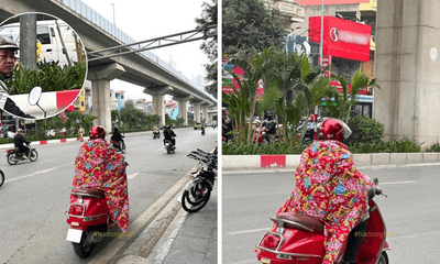 Khoảnh khắc người dân chùm chăn ra đường, "đối đầu" với cái rét gây bão cư dân mạng