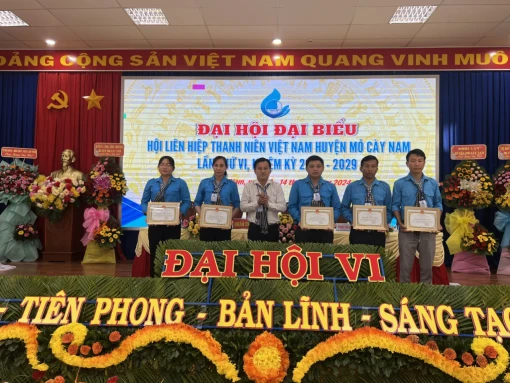 Mỏ Cày Nam Đại hội đại biểu Hội Liên hiệp Thanh niên Việt Nam huyện lần thứ VI, nhiệm kỳ 2024 - 2029