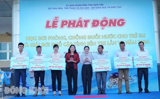 Phát động học bơi phòng chống đuối nước cho trẻ em