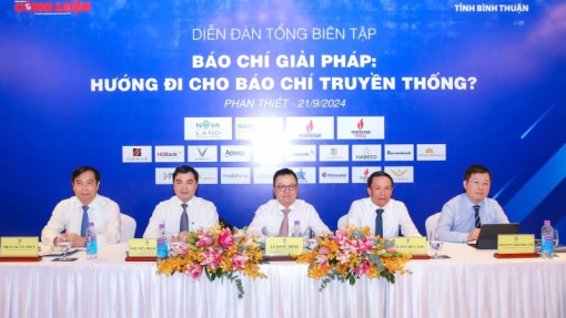 Diễn đàn Tổng biên tập 2024 'Báo chí giải pháp: Hướng đi cho báo chí truyền thống?'