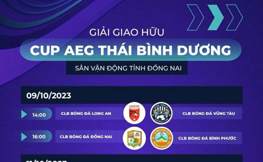 Đồng Nai tham gia Giải bóng đá giao hữu gây quỹ từ thiện cho trẻ em khuyết tật năm 2023