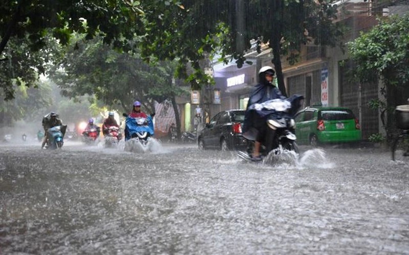 Ngày 9/9, nhiều nơi ở Bắc bộ và Thanh Hóa tiếp tục mưa lớn