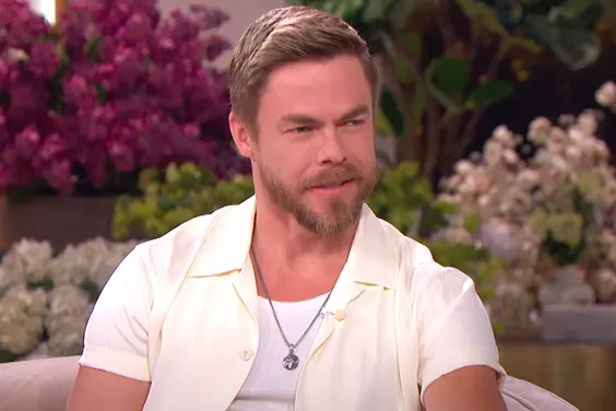 Derek Hough says it was 'kind of crazy' to win Emmy while wife was recovering from surgery