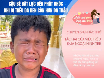 Cậu bé tiểu học bị trêu chọc ngoại hình, nghĩ là vui nhưng chuyên gia tâm lý cảnh báo tác hại không tưởng