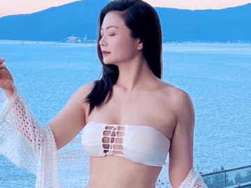 Nữ diễn viên 'Phía trước là bầu trời' gây bất ngờ khi diện bikini táo bạo