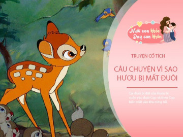 Truyện cổ tích: Vì sao hươu bị mất đuôi