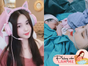 Nữ streamer xinh nhất làng game Việt lên chức mẹ, đợi con ngủ mới dám chơi game cho đỡ nhớ nghề