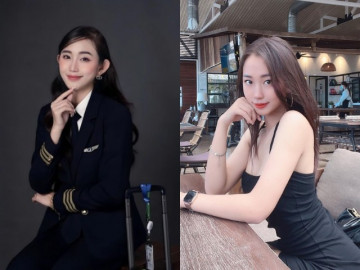 Nữ phi công Gen Z hot nhất MXH xinh không kém Hoa hậu, rời buồng lái ăn mặc quyến rũ, khí chất như minh tinh