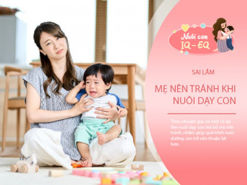 Những sai lầm bố mẹ Việt dễ mắc phải khi chăm trẻ sơ sinh nhưng thường phớt lờ cho qua Dạy con 1-3 tuổi