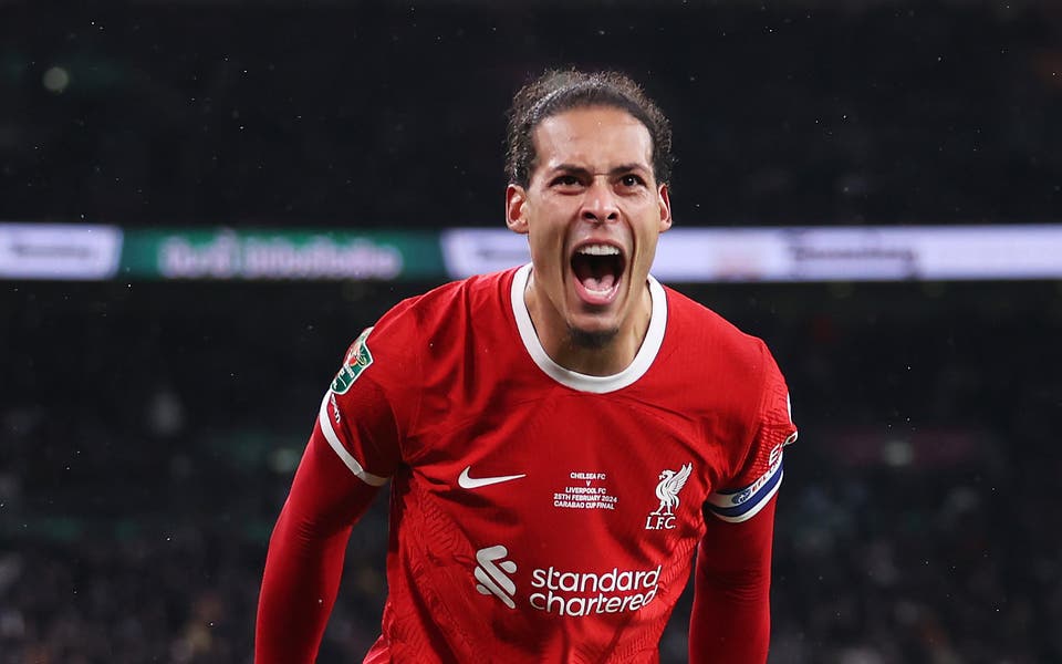 Van Dijk gives Liverpool dramatic Carabao Cup final win over Liverpool