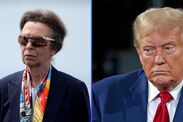 Câu chuyện "thật" đằng sau áo choàng của công chúa Anne là Donald Thump tại điện Buckingham