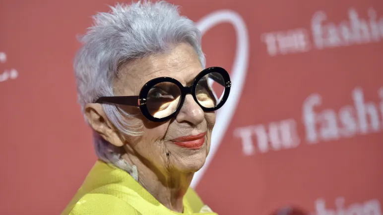 Iris Apfel, fashion icon who made her mark across the design world, dies at 102