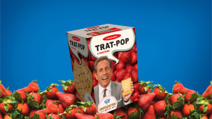 Pop-Tarts không yêu cầu phim Jerry Seinfeld. Dù sao Kellanova cũng muốn tham gia trò đùa này