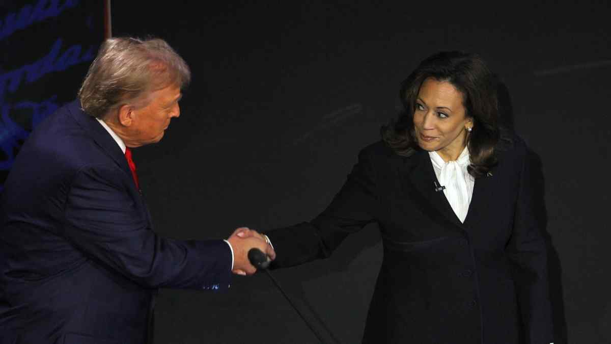 Kamala Harris có thước đo Donald Thump