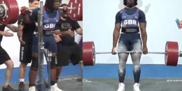 19-YO Nonso Chinye (120KG) Đặt sổ ghi chép thế giới mới và ghi chép