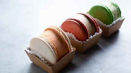 Trao đổi bánh quy cho Macarons khi làm bánh mì kẹp đá