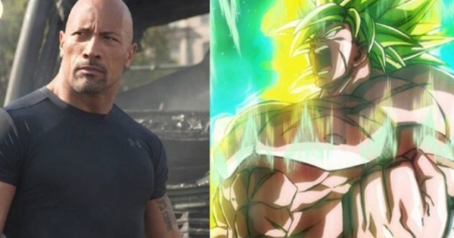 Dwayne Johnson sẽ như thế nào khi vào vai Broly trong Dragon Ball Super?