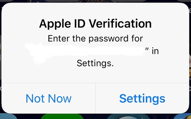 Vụ việc "Xác minh ID Apple" là tin giả?