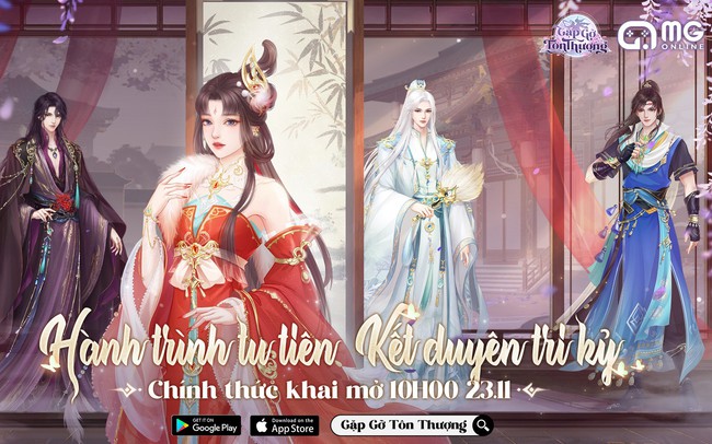 Gặp Gỡ Tôn Thượng - game tu tiên hẹn hò mới đến từ NPH Tiên Lữ Kỳ Duyên