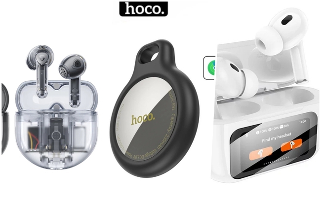 Sale giữa tháng: Tai nghe có màn hình cảm ứng Hoco 319.000đ, Smarttag chuẩn Apple 169.000đ, loa Capybara 241.000đ...