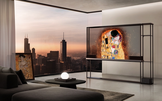 LG ra mắt TV OLED với khả năng nhìn xuyên thấu