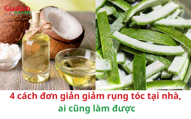 4 cách đơn giản giảm rụng tóc tại nhà, ai cũng làm được