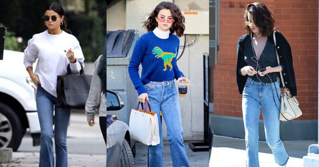 3 mẫu quần jeans tôn dáng làm nên phong cách sành điệu của Selena Gomez