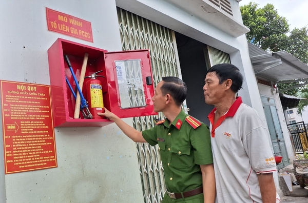 Tổ chức hội thi tổ liên gia an toàn phòng cháy chữa cháy