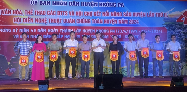 Khai mạc Ngày hội văn hóa, thể thao các dân tộc thiểu số huyện Krông Pa năm 2024