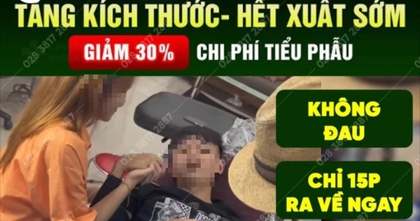 Loạn phòng khám nam khoa 'chui'