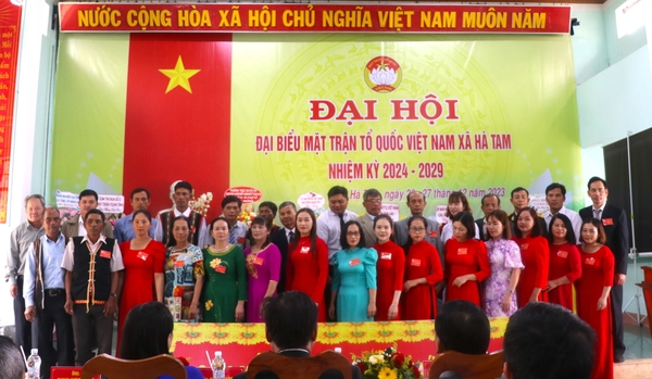 Đại hội điểm Mặt trận Tổ quốc Việt Nam xã Hà Tam nhiệm kỳ 2024-2029 thành công tốt đẹp