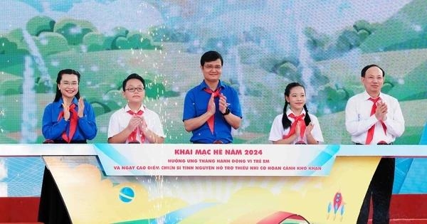 T.Ư Đoàn khai mạc hè, hưởng ứng Tháng hành động vì trẻ em năm 2024