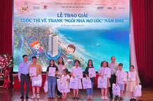 Trao giải Cuộc thi vẽ tranh toàn quốc ‘Ngôi nhà mơ ước’ năm 2024