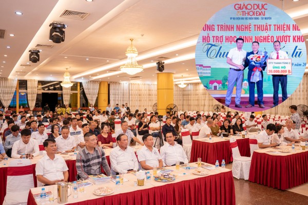 Nhiều tấm lòng tham gia kiến tạo chương trình học bổng 'Thương trò rốn lũ'