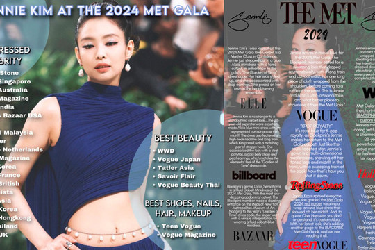 Jennie (BLACKPINK) mặc đẹp nhất Met Gala 2024