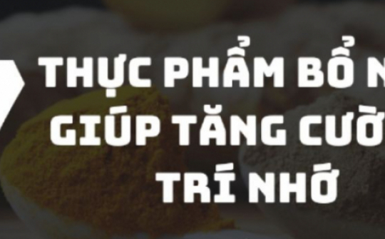 7 thực phẩm bổ não giúp cải thiện trí nhớ