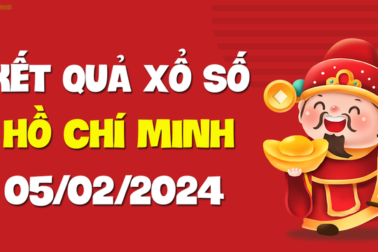 XSHCM 5/2 - Xổ số Hồ Chí Minh ngày 5 tháng 2 năm 2024 - SXHCM 5/2