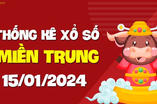 XSMT 15/1 - SXMT 15/1 - KQXSMT 15/1 - Xổ số miền Trung ngày 15 tháng 1 năm 2024