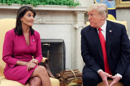 Thực hư ông Trump chọn bà Haley làm 'phó tướng'