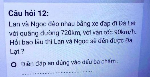 Lại thêm bài toán tiểu học khiến dân tình khóc giùm đôi chân của Lan: Đạp xe 720km, chở Ngọc lên Đà Lạt